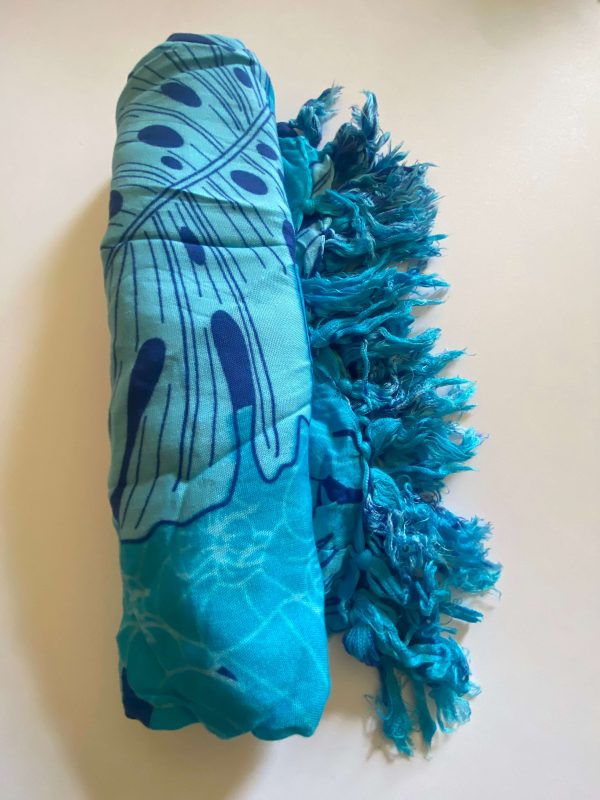 Monstera Plant Paleos (Aqua and Blue)
