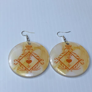 Round Circle LH earrings