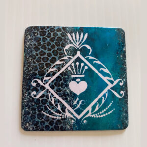 Cheetah Print and Teal  LH magnet