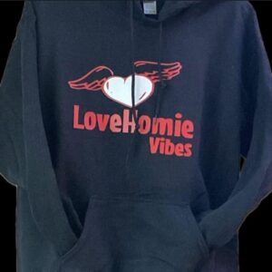Soft LoveHomie Vibes with Angels wings Hoodie